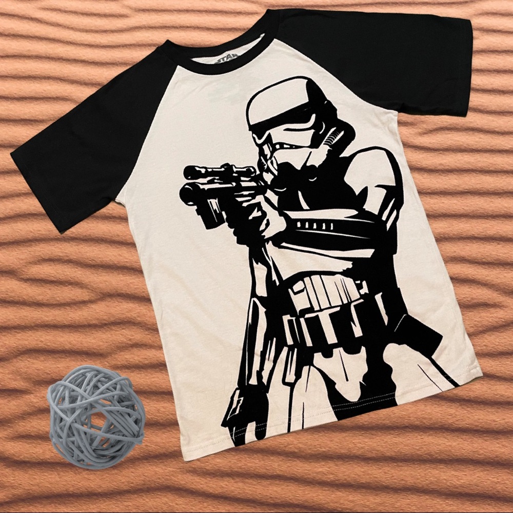 Star Wars Shirts, Black/White Size:LG/G/G